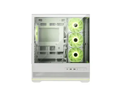 Корпус MSI MAG PANO 110R PZ WHITE, Midi Tower, ATX/mATX/Mini-ITX, белый