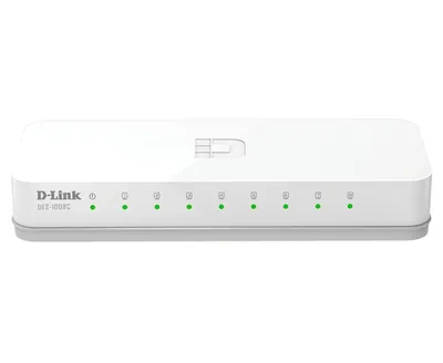 Коммутатор D-Link DES-1008C/B1A_DP, 8×10/100Base-TX