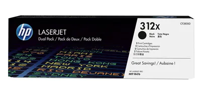Картридж HP CF380XD (312X), черный, 2 шт, 8800 стр., для LaserJet Pro M476