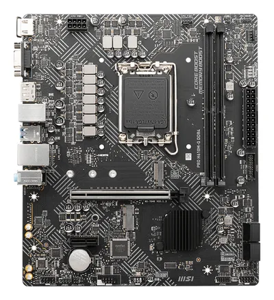 Материнская плата MSI PRO H610M-G DDR4, LGA1700, H610, Micro-ATX