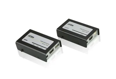 Удлинитель ATEN VE803-AT-G, HDMI/USB по 2×Cat 5, до 60 м, 1920×1200
