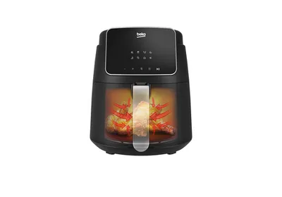 Аэрогриль Beko FRL 2244 B, 1500 Вт, 3.9 л, сенсор, 8 программ, чёрный
