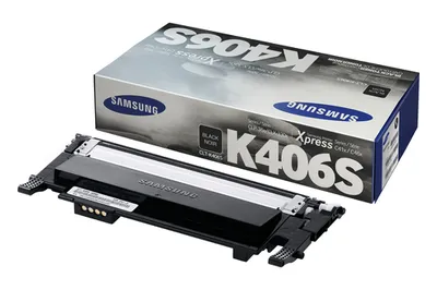Картридж Samsung CLT-K406S, черный, 1500стр