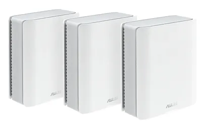 Точка доступа ASUS ZenWiFi BT8 (BT8(W-3-PK)), Wi-Fi 7, 3 диапазона 2,4/5/6 ГГц, комплект 3 шт.