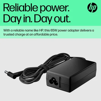 Опция для ноутбука HP AC Adapter Smart 65W (250/255/350/450/470/Spectre 13Pro/Zbook 14/1040/640/650/725/745/755/820/840/8570p/8470p/6470b/6570b)  H6Y89AA