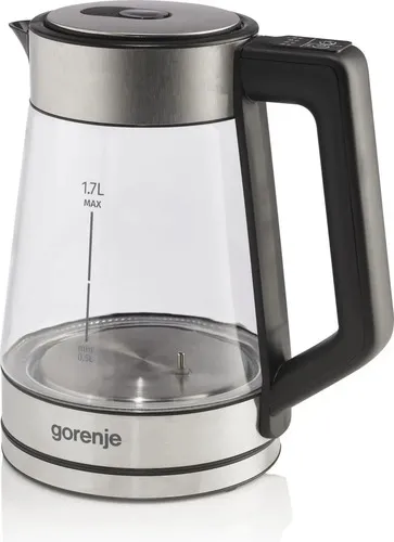 Чайник электрический Gorenje K17TRG, 1.7 л, 2200 Вт, стекло, 4 настройки температуры