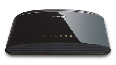 Коммутатор D-Link DES-1005D/O2B, 5×100Мбит/с, неуправляемый