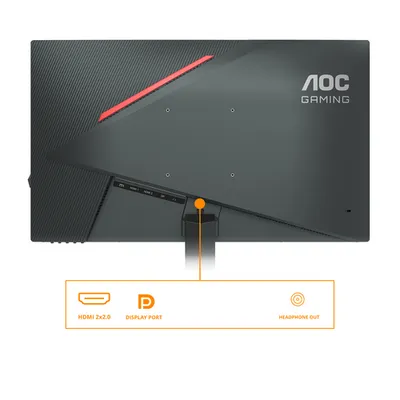 Монитор AOC 24G10ZNE, 23.8" VA, 1920x1080, 240 Гц, 0.3 мс MPRT, HDMI/DP