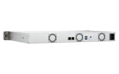 СХД QNAP TS-433eU-EU-RU, NAS 1U, 4 отсека SATA, Cortex-A55 2 ГГц, 4 ГБ