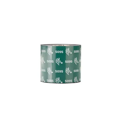 Термолента Zebra 05095BK06045 5095 Resin, 60 мм × 450 м, чёрная, 6 рулонов