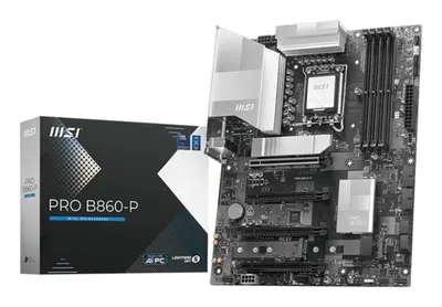 Материнская плата MicroStar PRO B860-P, Intel B860, LGA1851, 4×DDR5, ATX