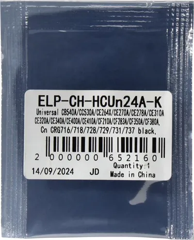 Чип ELP ELP-CH-HCUn24A-K для картриджей HP LaserJet, черный