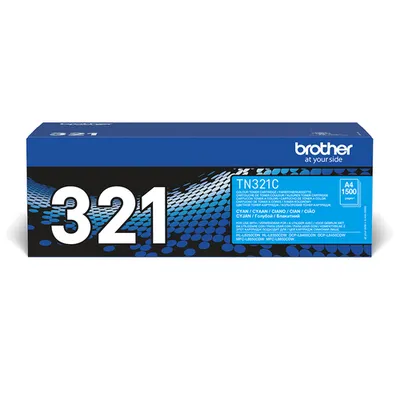 Тонер-картридж Brother TN321C, голубой, 1500 стр.