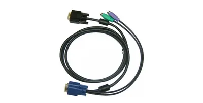 Кабель KVM D-Link DKVM-IPCB5/10, SPHD–VGA+2×PS/2, 5 м, 10 шт