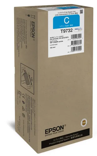 Картридж Epson T973 C13T973200, голубой, XL