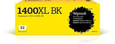 Картридж T2 IC-CPGI-1400XL BK, для Canon MAXIFY MB2040/2140/2340/2740, черный