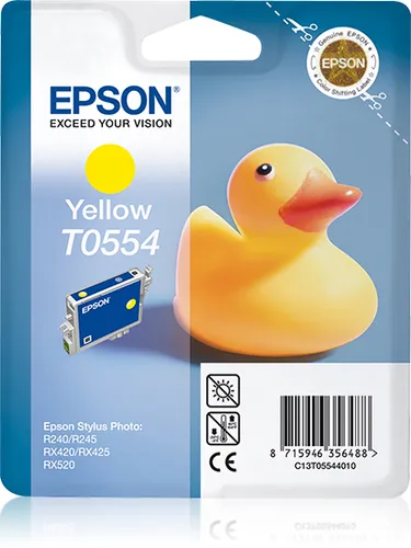 Картридж Epson C13T05544010, струйный, желтый, для Stylus RX520/R240