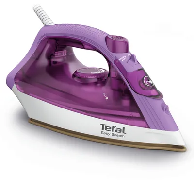 Утюг Tefal Steam Essential 2 FV1955E0, 1400 Вт, паровой удар 100 г/мин, 220 мл