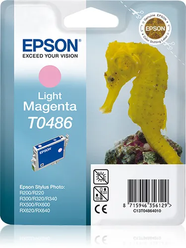 Картридж Epson C13T04864010, светло-маджента, для St.R200/300