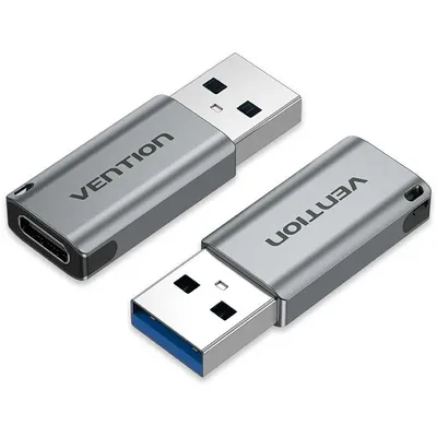 Адаптер Vention CDPH0 OTG USB-C (F) — USB 3.0 A (M), 5 Гбит/с