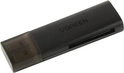 Кардридер UGREEN CM264 60722, USB 3.2 Gen 1, 2 слота, microSD/SD