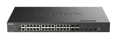 Коммутатор D-Link DXS-3410-32XY/A1A, L3, 24×10GbE, 4×SFP+, 4×SFP28, 1U