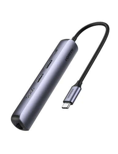 Док-станция UGREEN CM418 10919, USB-C, 2×USB 3.0, HDMI, RJ-45, PD 100 Вт