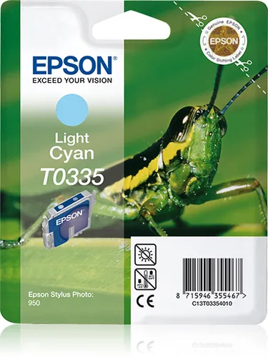 Картридж Epson C13T03354010, светло-голубой, для Stylus Color Photo 950