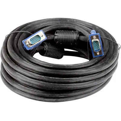 Кабель VGA VCOM VVG6448-10M, 15M-15M, 10м, 2 фильтра