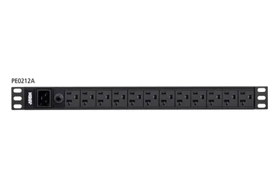 Блок распределения питания ATEN PE0212G-AT-G, Rack PDU 1U, 16 А, 12×C13, вход C20