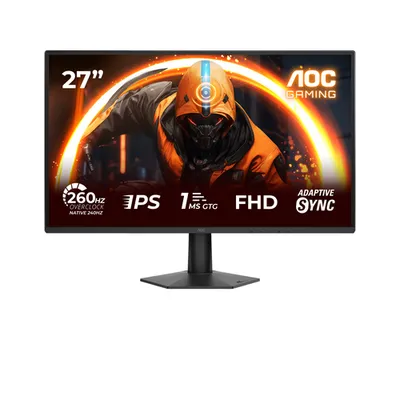 Монитор AOC 27G50Z/01, 27" IPS, 1920x1080, 260 Гц, 1 мс, HDR10, HDMI/DP