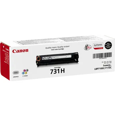 Картридж Canon CRG 731H BK, черный, XL, 2400 стр., для i-SENSYS
