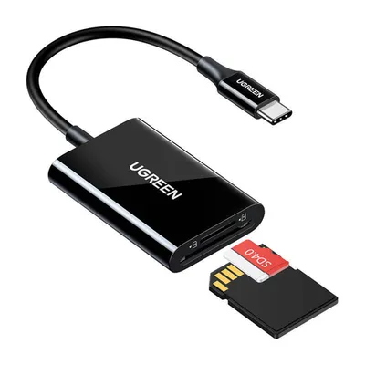 Кардридер Ugreen CM265 35622, USB-C 3.2 Gen 1, SD/microSD, 5000 Мбит/с