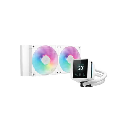СВО Deepcool R-LX240-WHDSNMCP-G-1, 240мм, ARGB, белый