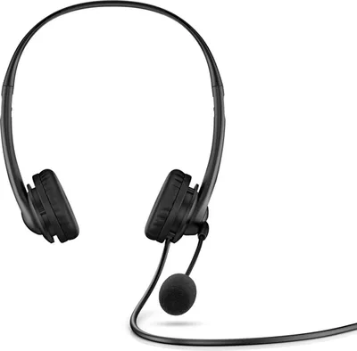 Гарнитура HP USB G2 428H5AA, проводная, полноразмерная, чёрная