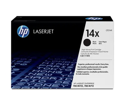 Тонер-картридж HP CF214X (№14X), черный, повышенной емкости, 17 500 страниц