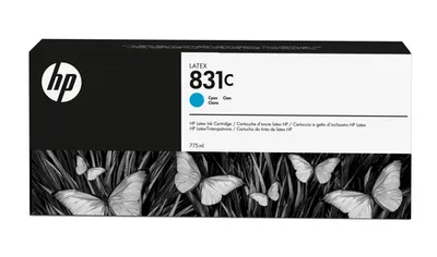 Картридж струйный HP 831C (CZ695A), голубой, 775 мл, Latex