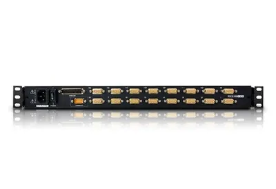 KVM-консоль ATEN CL5716MR, 16 портов, 17" ЖК, 1U, PS/2-USB