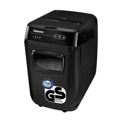 Шредер Fellowes AutoMax 200C, автоподача 200 листов, перекрёстная резка 4×38 мм, P-4, 32 л