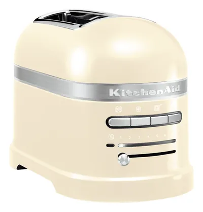 Тостер KitchenAid 5KMT2204EAC Artisan, 2 ломтика, 1250 Вт, кремовый