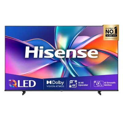 Телевизор Hisense 85E7Q, 85", QLED, 4K Ultra HD, Smart TV