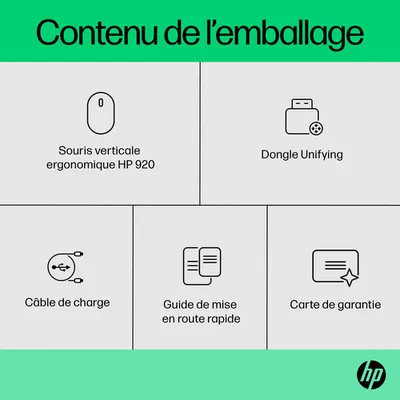 Мышь HP 920 Ergo VRTCL Wireless, 6H1A4AA