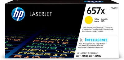 Картридж HP CF472X (657X), желтый, 23000 стр., высокая емкость