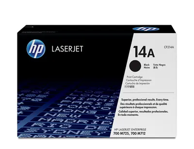 Картридж HP CF214A (№14A) Black, оригинальный, 10 000 страниц