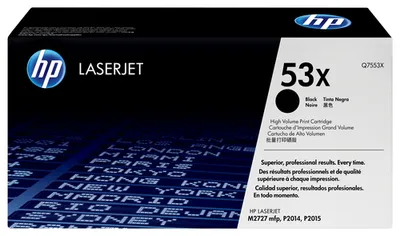 Картридж лазерный HP Q7553X, черный, 7000 стр.