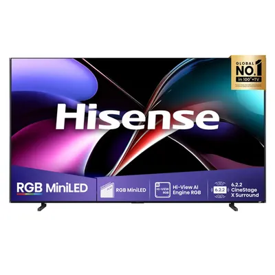 Телевизор Hisense 116UXQ, 116", 4K Ultra HD, RGB-Mini LED, 165 Гц, Smart VIDAA U9