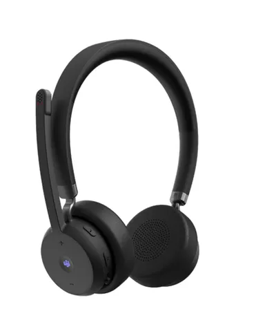 Гарнитура Lenovo 4XD1M80020, Bluetooth 5.3, полноразмерная, микрофон на штанге, 140 г