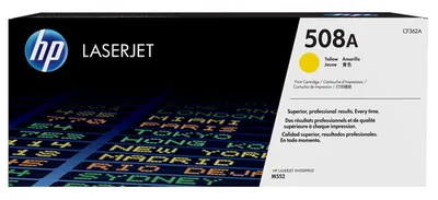 Картридж тонерный HP 508A CF362A, жёлтый, оригинальный, 5000 страниц