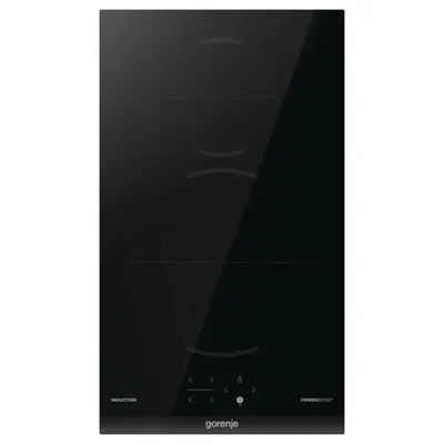 Варочная поверхность Gorenje GI3201BC, индукционная, 2 конфорки, 3600 Вт, чёрная