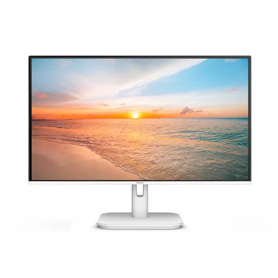 Монитор Philips E Line 24E1N1100AW, 23.8" IPS, 1920x1080, 100 Гц, HDMI, VGA, белый